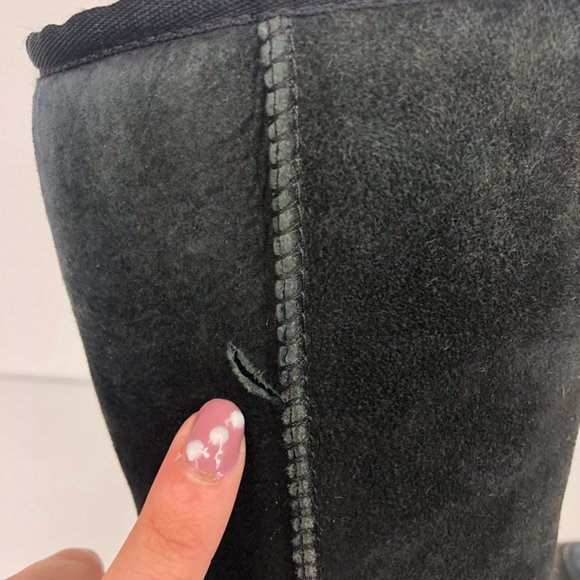 Ugg Classic Tall II Tasman Braid Boots, Black, Women's 5, Braid Back Sheepskin - Picture 10 of 14